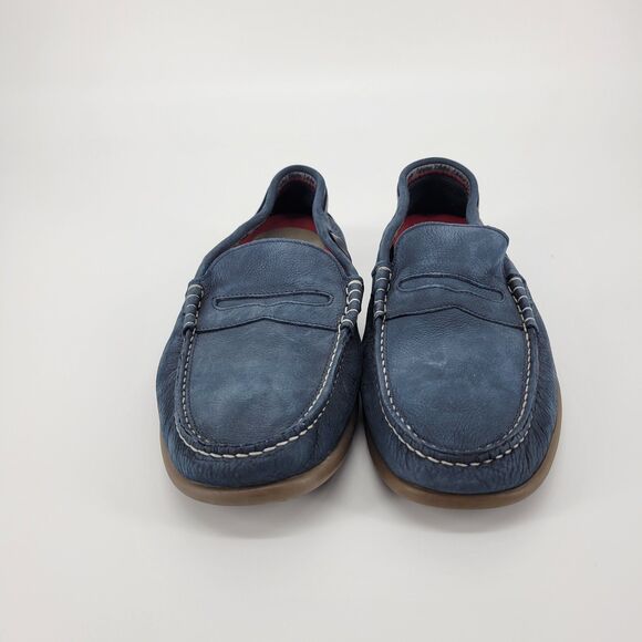 Callaghan Loafer Leather Mens 43 Blue Made In Spain Boat Shoe Deck Driving main image 10